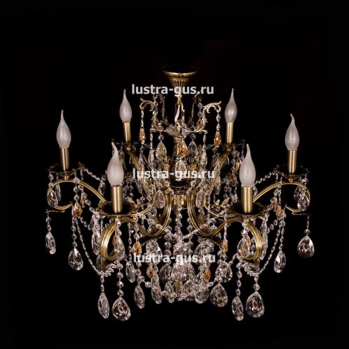 Люстра бронзовая Мелания №6/2 в Саратове Гусь Хрустальный