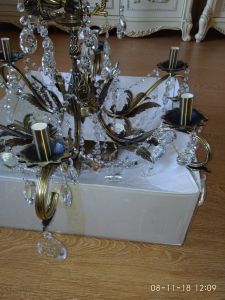 Люстра бронзовая Мелания №6/2 в Саратове отзыв и фото покупателя