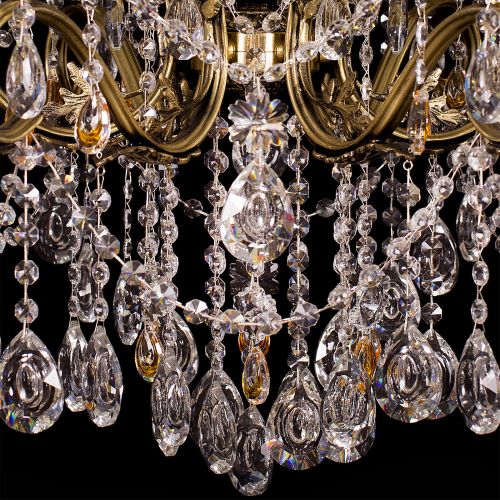 Люстра бронзовая Мелания №6/2 в Саратове Гусь Хрустальный