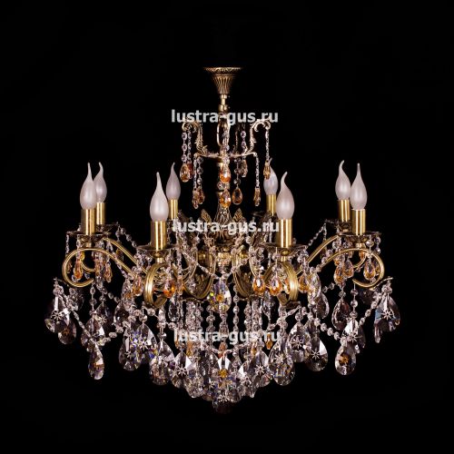 Люстра бронзовая Мелания №8/2 в Саратове Гусь Хрустальный