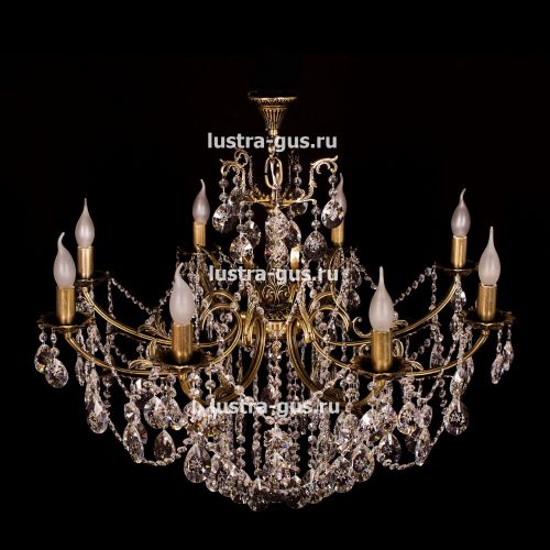 Люстра бронзовая Мелания №8 в Саратове Гусь Хрустальный