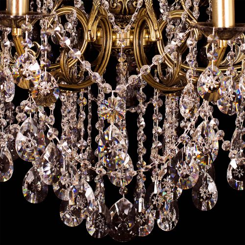 Люстра бронзовая Мелания №8 в Саратове Гусь Хрустальный