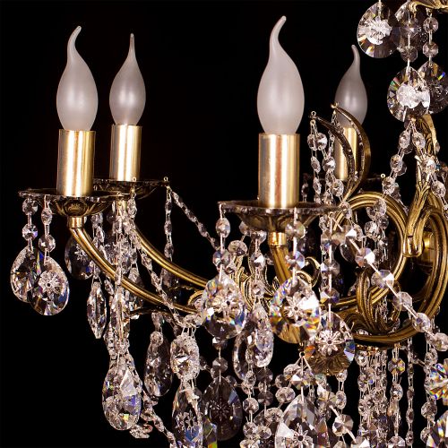 Люстра бронзовая Мелания №8 в Саратове Гусь Хрустальный