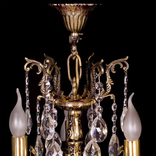 Люстра бронзовая Мелания №9 в Саратове Гусь Хрустальный