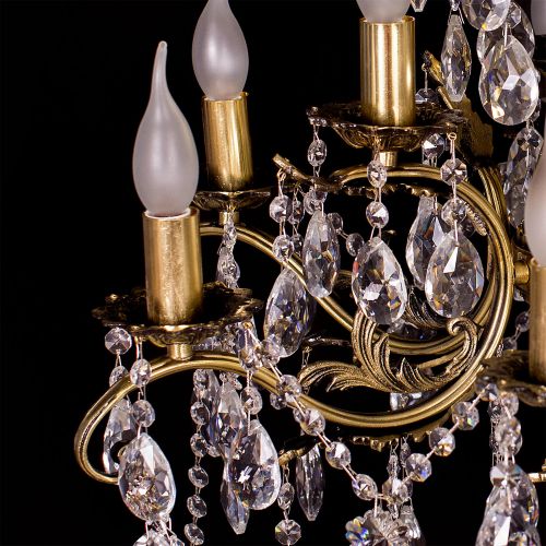 Люстра бронзовая Мелания №9 в Саратове Гусь Хрустальный