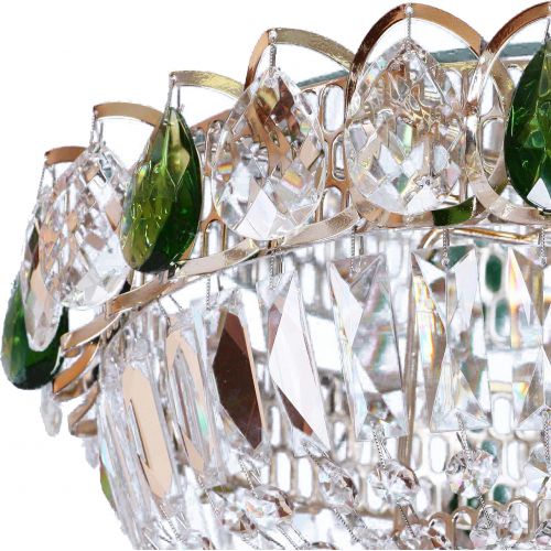 Люстра Катерина 1 лампа цветная в Саратове Гусь Хрустальный