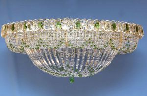 Люстра Кольцо 1000 мм Купол цветная в Саратове отзыв и фото покупателя