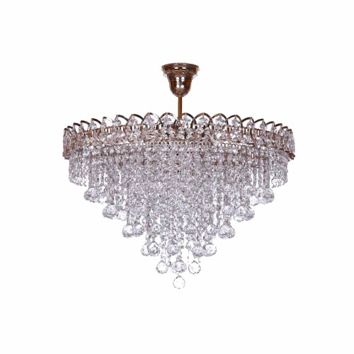 Люстра Капель Лепесток Шар  30мм с подвесом в Саратове Гусь Хрустальный