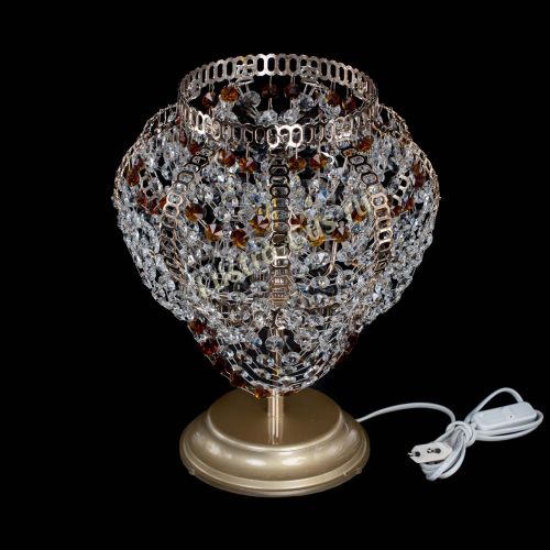 Настольная лампа Альфа №1 чайная в Саратове Гусь Хрустальный