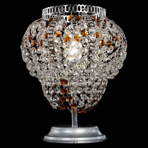 Настольная лампа Альфа №1 чайная в Саратове Гусь Хрустальный