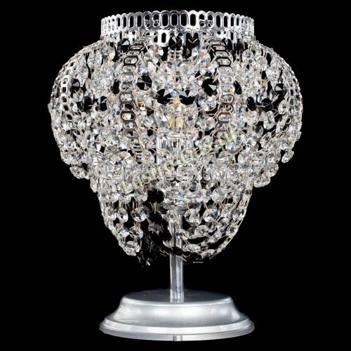 Настольная лампа Альфа №1 черная в Саратове Гусь Хрустальный