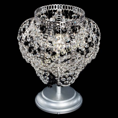 Настольная лампа Альфа №1 черная в Саратове Гусь Хрустальный