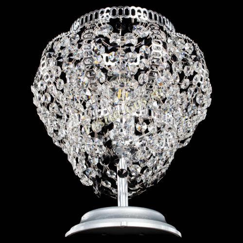 Настольная лампа Альфа №1 черная в Саратове Гусь Хрустальный