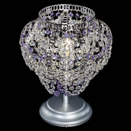 Настольная лампа Альфа №1 фиолетовая в Саратове Гусь Хрустальный