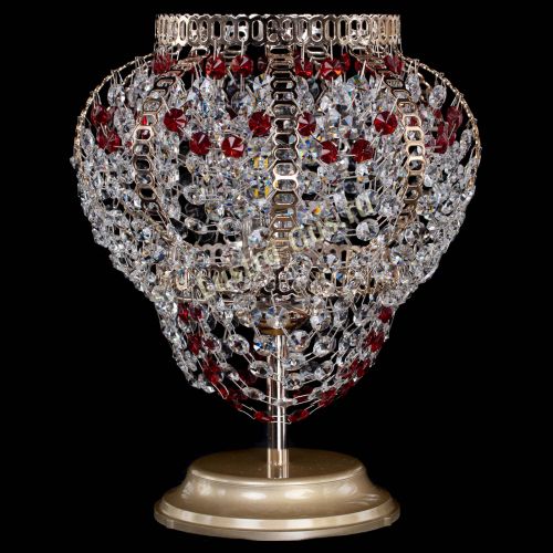 Настольная лампа Альфа №1 красная в Саратове Гусь Хрустальный