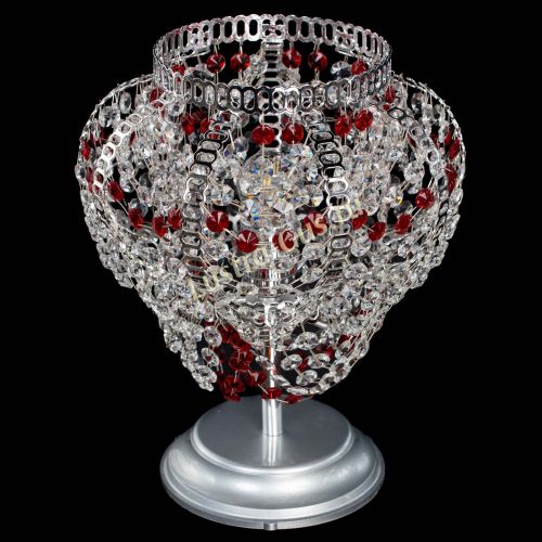 Настольная лампа Альфа №1 красная в Саратове Гусь Хрустальный