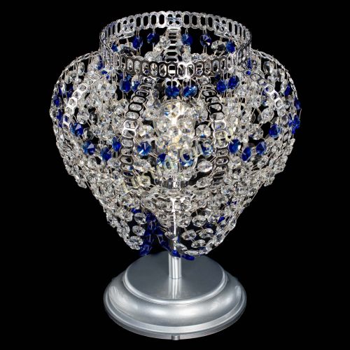 Настольная лампа Альфа №1 синяя в Саратове Гусь Хрустальный