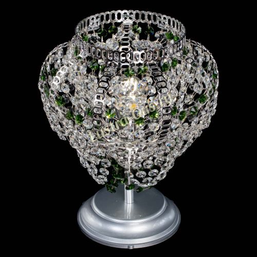 Настольная лампа Альфа №1 зеленая в Саратове Гусь Хрустальный