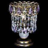 Настольная лампа Астра №1 под бронзу Фиолетовая в Саратове