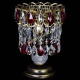 Настольная лампа Астра №1 под бронзу Красная в Саратове