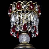 Настольная лампа Астра №1 под бронзу Красная в Саратове