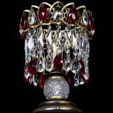 Настольная лампа Астра №1 под бронзу Красная в Саратове