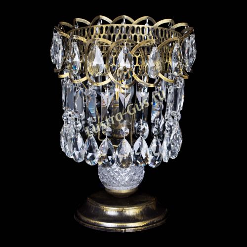 Настольная лампа Астра №1 под бронзу в Саратове Гусь Хрустальный