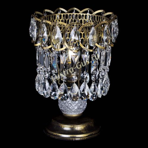 Настольная лампа Астра №1 под бронзу в Саратове Гусь Хрустальный