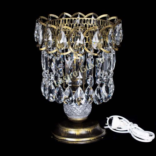 Настольная лампа Астра №1 под бронзу в Саратове Гусь Хрустальный