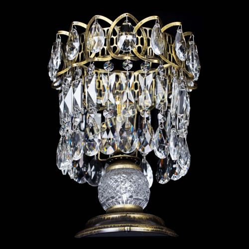 Настольная лампа Астра №1 под бронзу в Саратове Гусь Хрустальный