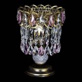 Настольная лампа Астра №1 под бронзу Розовая в Саратове