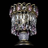 Настольная лампа Астра №1 под бронзу Розовая в Саратове