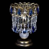 Настольная лампа Астра №1 под бронзу Синяя в Саратове