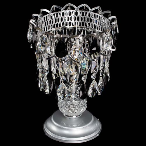 Настольная лампа Астра №1 черная в Саратове Гусь Хрустальный