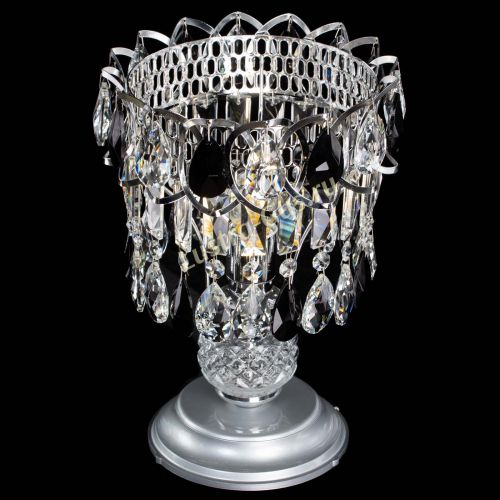 Настольная лампа Астра №1 черная в Саратове Гусь Хрустальный