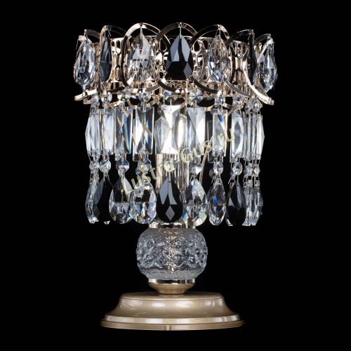 Настольная лампа Астра №1 черная в Саратове Гусь Хрустальный