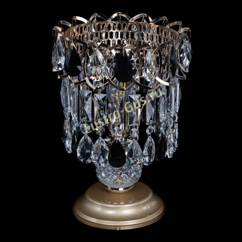 Настольная лампа Астра №1 черная в Саратове Гусь Хрустальный