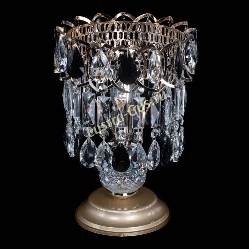 Настольная лампа Астра №1 черная в Саратове Гусь Хрустальный