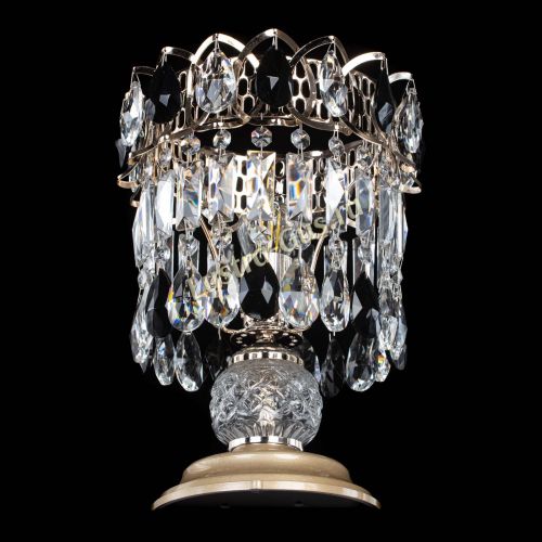 Настольная лампа Астра №1 черная в Саратове Гусь Хрустальный