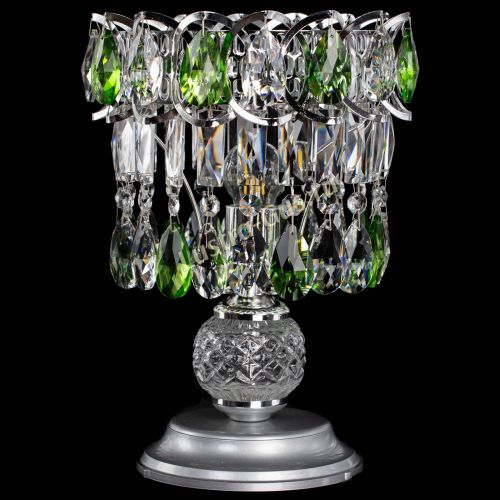 Настольная лампа Астра №1 зеленая в Саратове Гусь Хрустальный