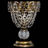 Настольная лампа Астра ажур №1 под бронзу Черная в Саратове