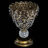 Настольная лампа Астра ажур №1 под бронзу Черная в Саратове