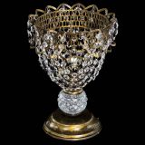 Настольная лампа Астра ажур №1 под бронзу Черная в Саратове