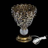 Настольная лампа Астра ажур №1 под бронзу Черная в Саратове