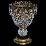 Настольная лампа Астра ажур №1 под бронзу Фиолетовая в Саратове