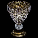 Настольная лампа Астра ажур №1 под бронзу Фиолетовая в Саратове