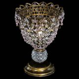 Настольная лампа Астра ажур №1 под бронзу Розовая в Саратове