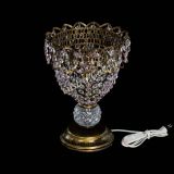 Настольная лампа Астра ажур №1 под бронзу Розовая в Саратове