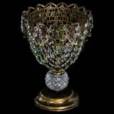 Настольная лампа Астра ажур №1 под бронзу Зеленая в Саратове