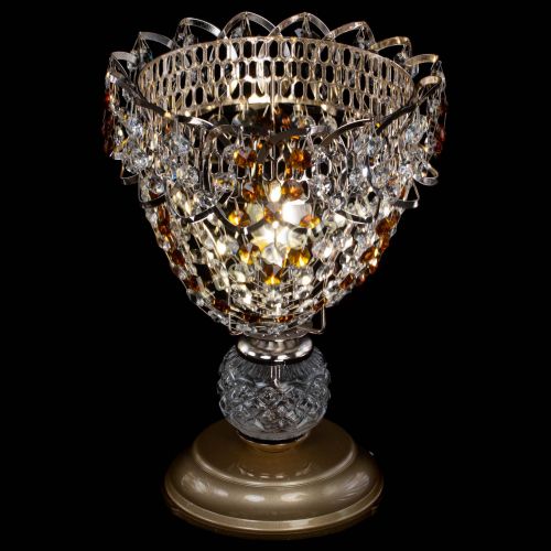 Настольная лампа Астра ажур №1 в Саратове Гусь Хрустальный